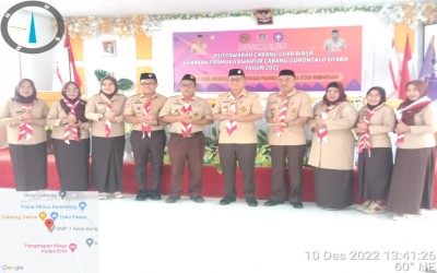 Pelaksanaan  Musyawarah Cabang Luar Biasa Gerakan Pramuka Kwartir Cabang Gorut Tahun 2022