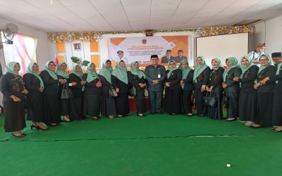 Pelantikan dan Pengambilan Sumpah Untuk Jabatan Fungsional di Lingkungan Dinas Pendidikan Gorut